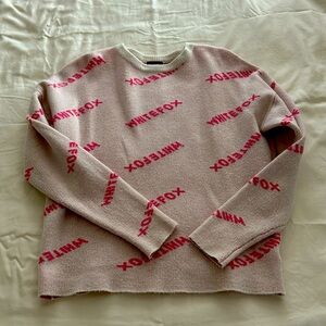 Brooklyn Knit Baby Pin White Fox sweater